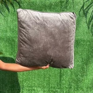 Velvet Grey Pillow